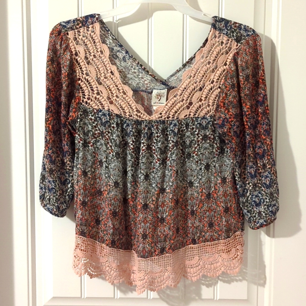 Cute boho top